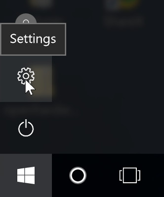 Configuración de suspensión de Windows 10