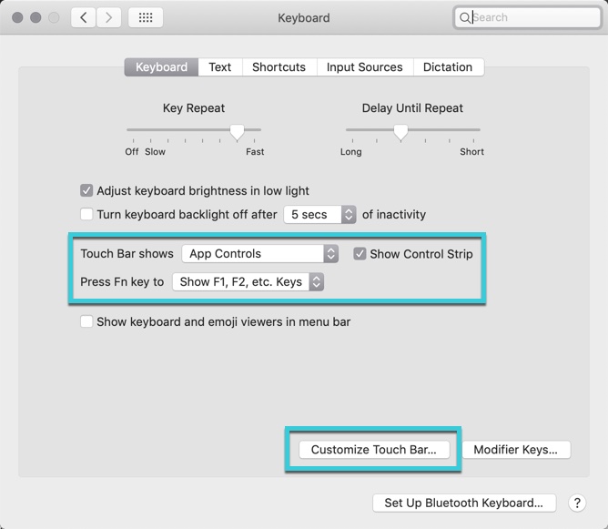 personalizar-touch-bar-keyboard-preference-panel