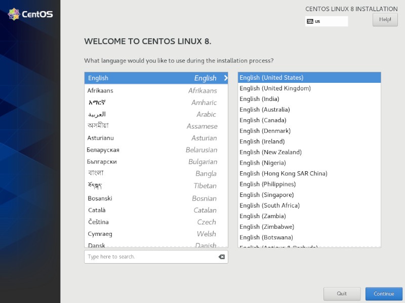 Disposición del teclado Anaconda Centos