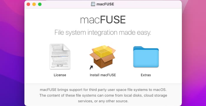 Cómo montar Access Ext4 Instalar Macfuse