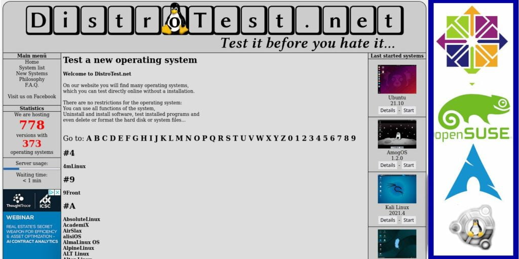 Distrotest.net