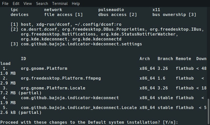 Instalar indicador Kdeconnect