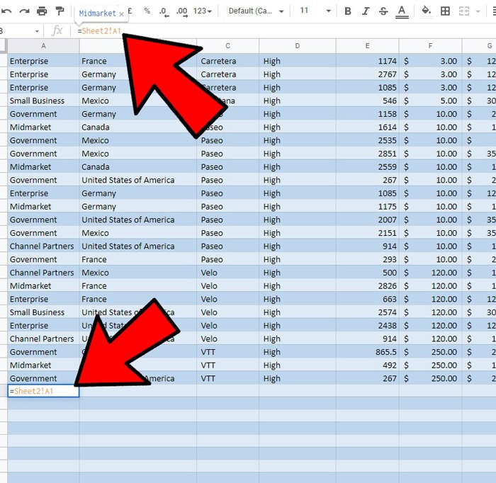 Enlace Hojas de cálculo de datos Hojas de cálculo de Google Enlace