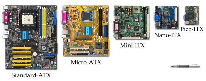 comprar una placa base - factores de forma