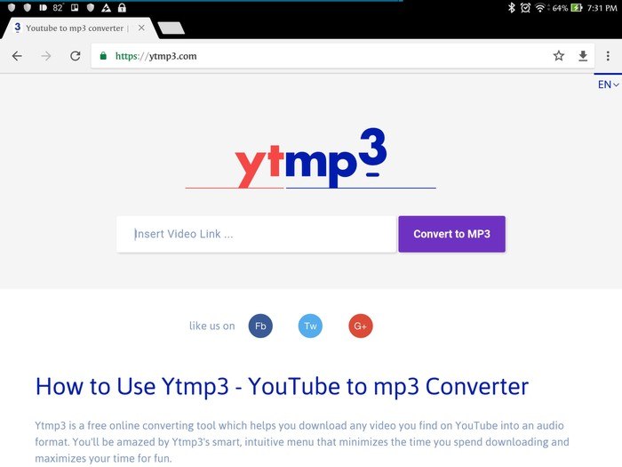 Use el convertidor de música de YouTube Ytmp3 para descargar sin límite