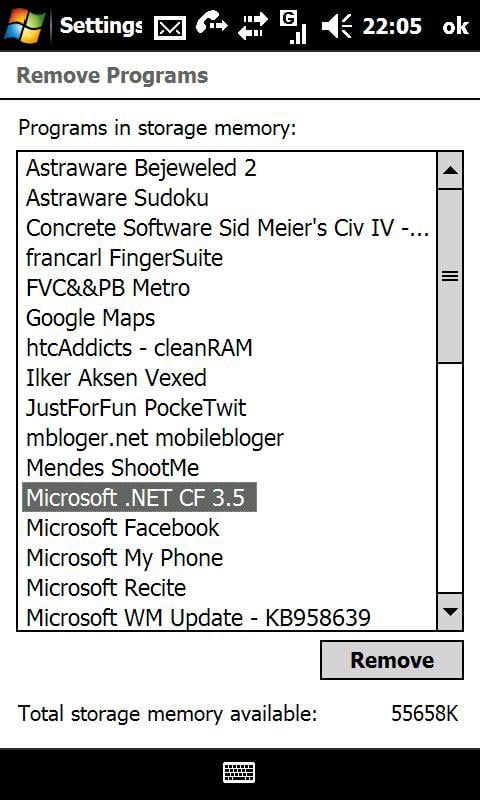 Cosas que debe verificar antes de instalar el software en Windows Mobile