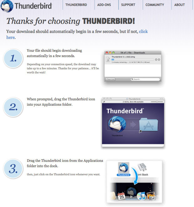 Instalar Mozilla Thunderbird