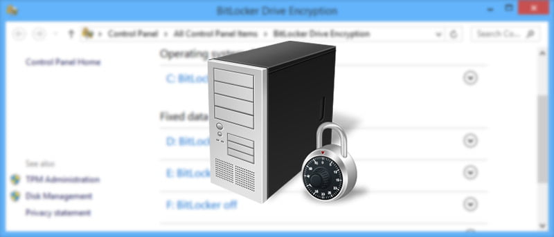 Establezca el cifrado de BitLocker en AES de 256 bits en Windows 8