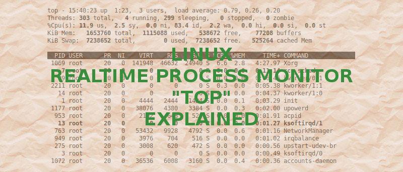 Linux Real-Time Process Monitor (Top) Explained