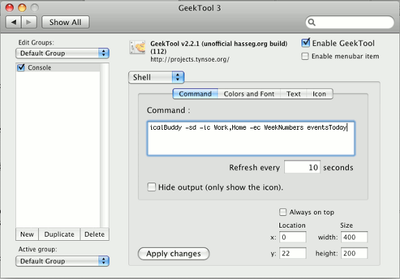 geektool-icalbuddy