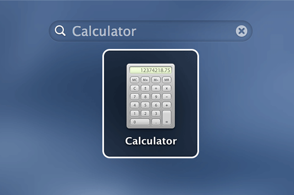 Abra la aplicación Calculadora en su Mac.