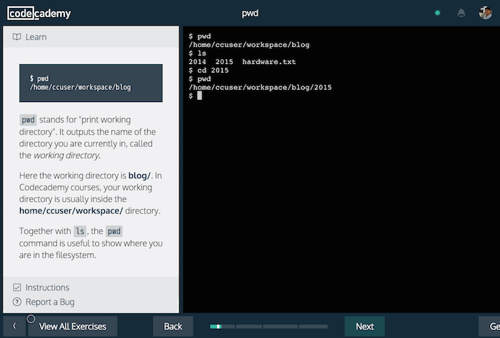 línea de comandos-codecademy-2