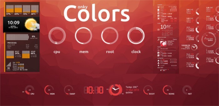 Tema de colores Conky