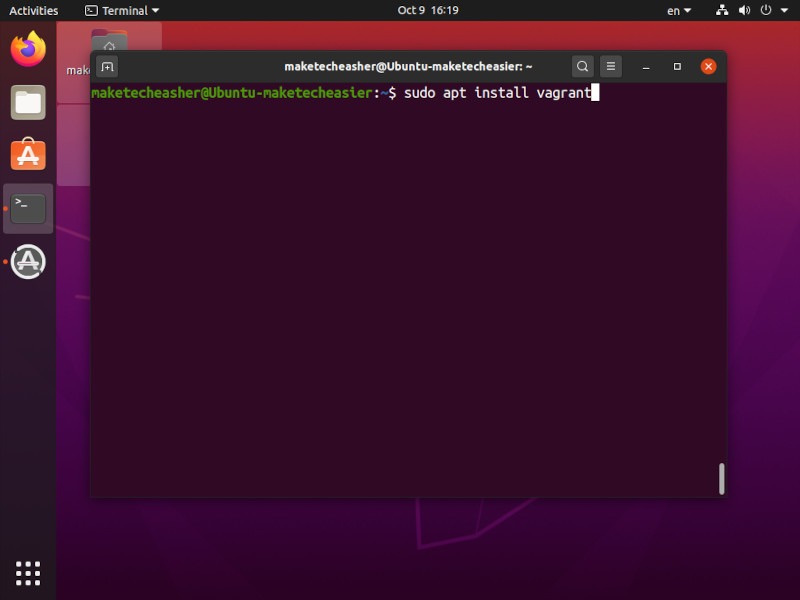 Instalación de Vagrant Linux Apt