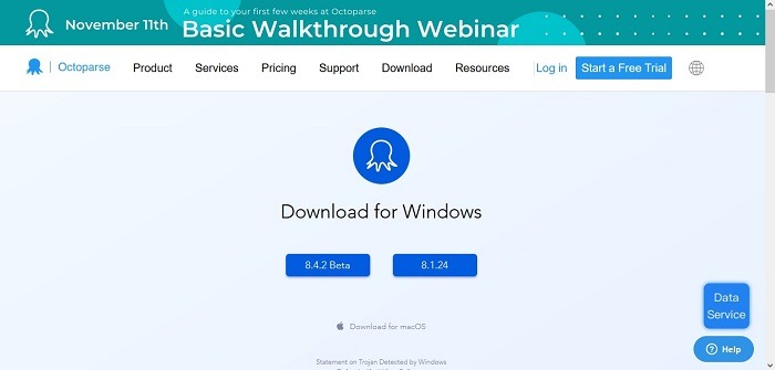 Revisión de actualización de Octoprase 8.4 Web Scraping Tool Descargar Windows Mac