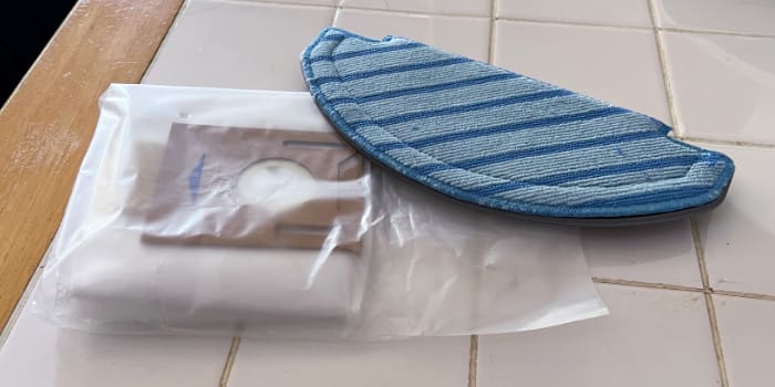 Revisión de la estación Yeedi Vac Mop Pad Bolsas adicionales