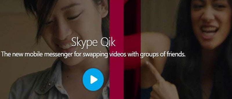 Skype Qik te permite compartir mensajes de video con tus amigos