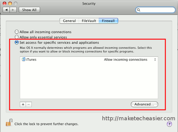 itunes-remote-firewall