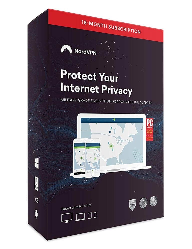 Software de seguridad y privacidad de Internet NordVPN