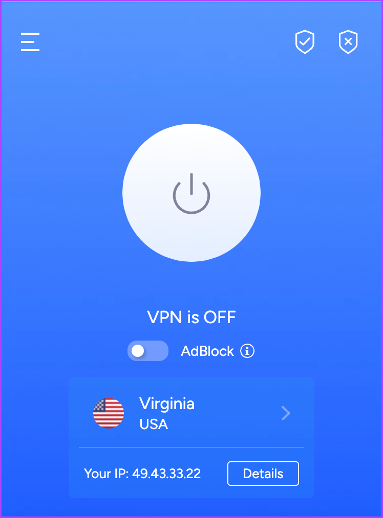 Deshabilitar VPN