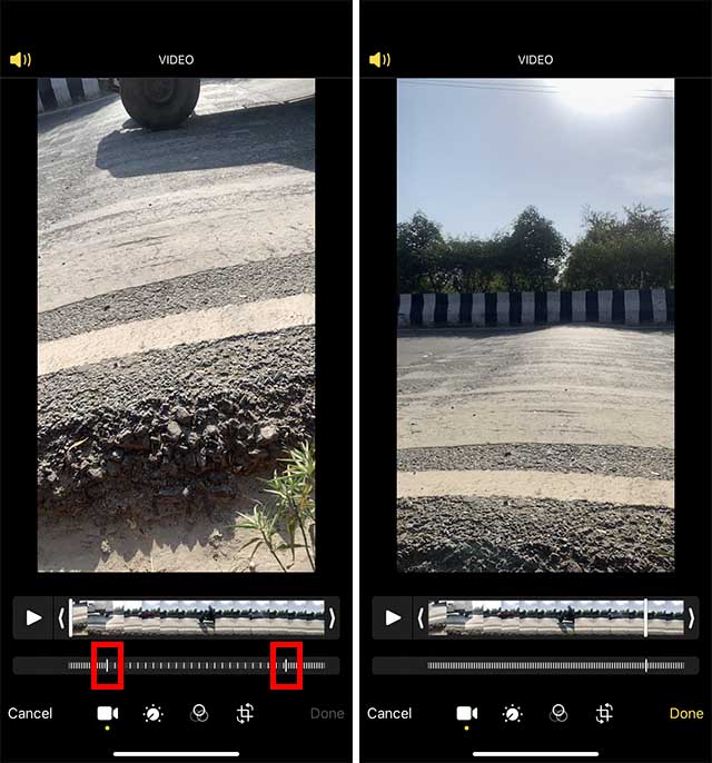 acelerar la aplicación de fotos de iPhone de vídeo en cámara lenta