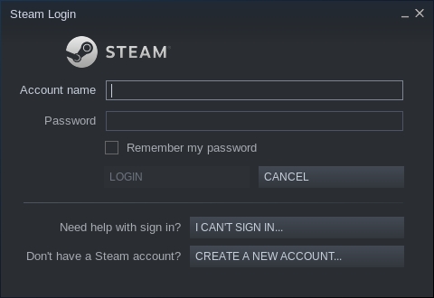 iniciar sesión en Steam
