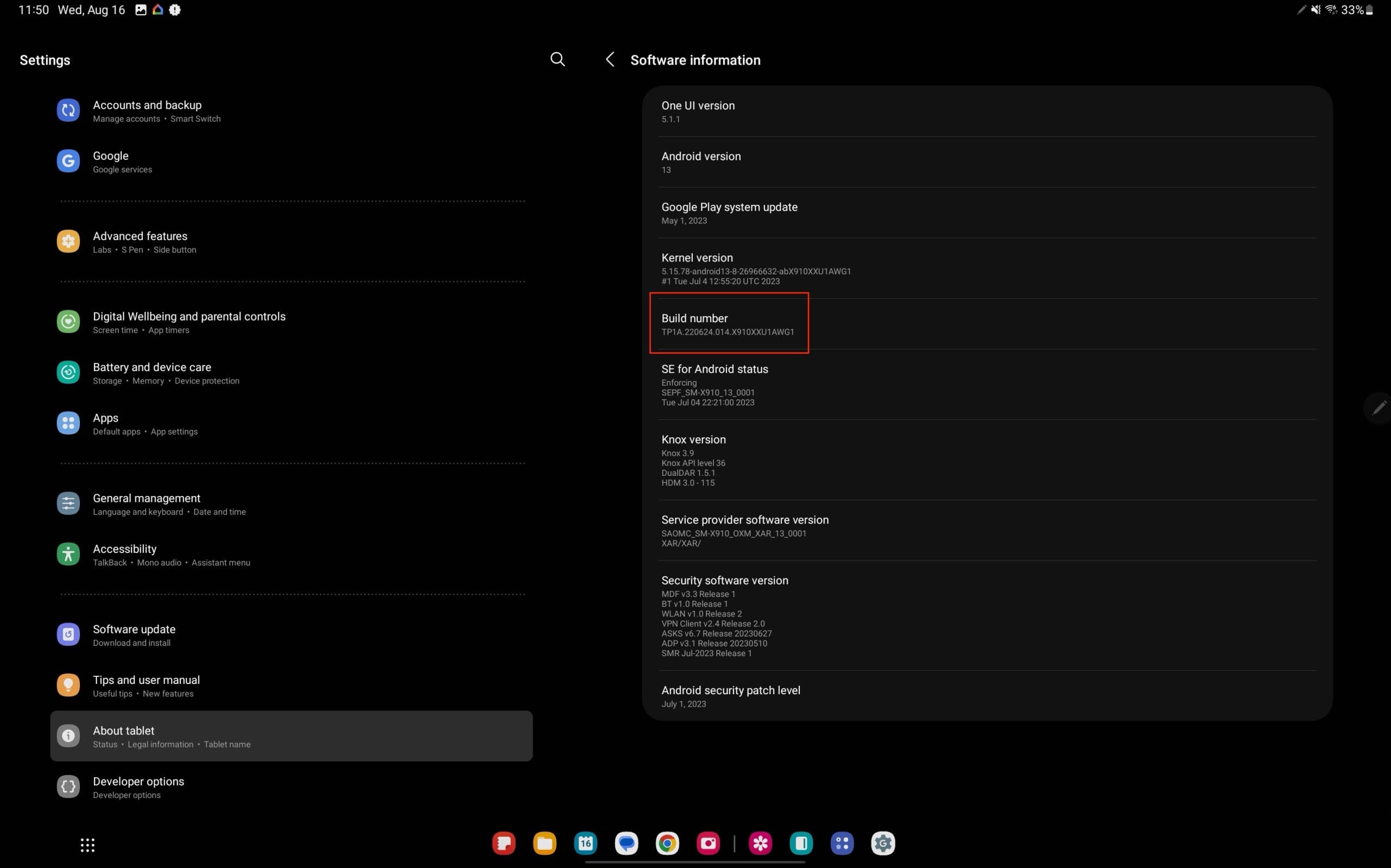 Cómo habilitar la depuración USB en Galaxy Tab S9 – 2