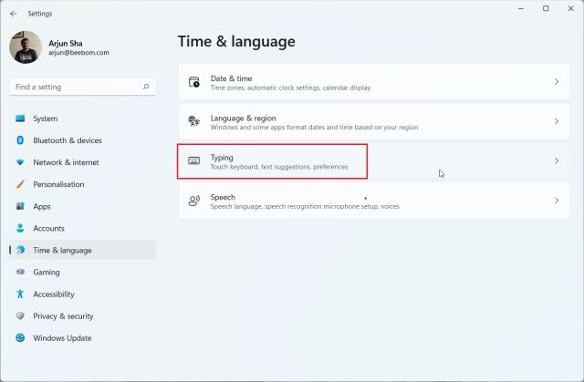 Eliminar el selector de idiomas de la barra de tareas en Windows 11 (2022)