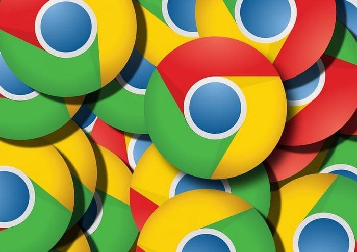 Encabezado del logotipo de Google Chrome