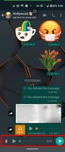 Cómo escuchar el audio de WhatsApp antes de enviarlo