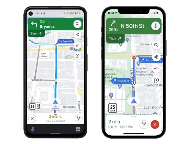 Google Maps mejoró la navegación con semáforos y más