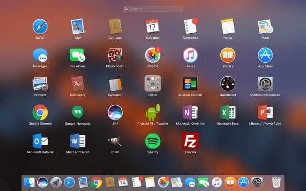 macOS: restablecer el orden de las aplicaciones Launchpad