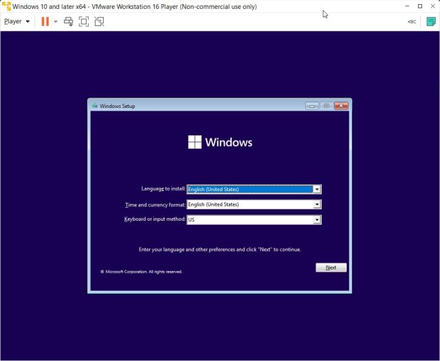 Instale Windows 11 en la máquina virtual VMware