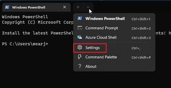 Abra siempre PowerShell como administrador en Windows 11