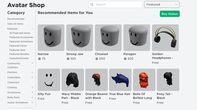 Avatar Shop Roblox: cómo crear un personaje de Roblox