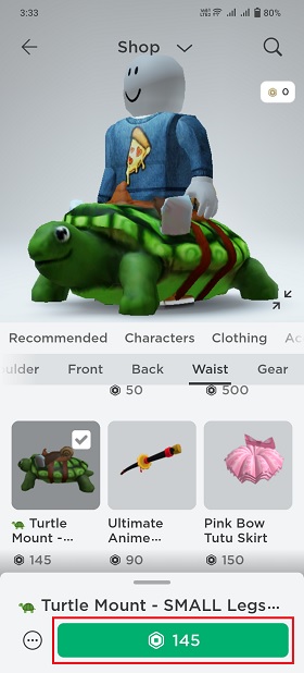 Comprar artículo de Roblox en Android: cómo crear un personaje de Roblox