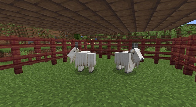 Dos cabras en Minecraft: cómo hacer una granja de cabras en Minecraft