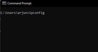 ipconfig