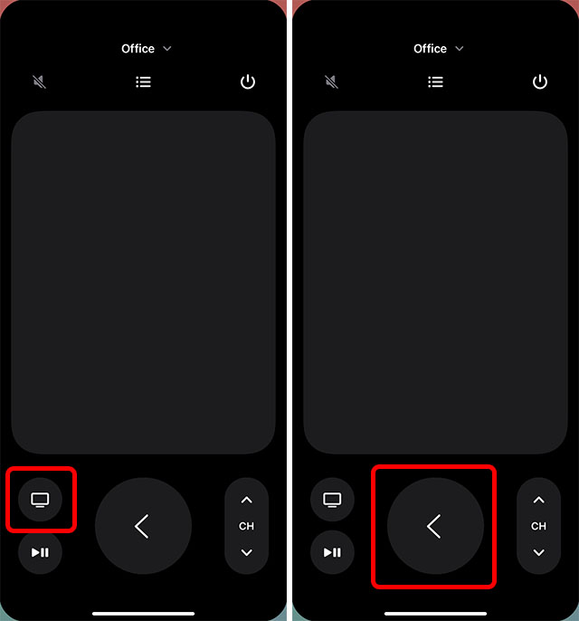 ir a casa o regresar con el control remoto del iPhone en Apple TV