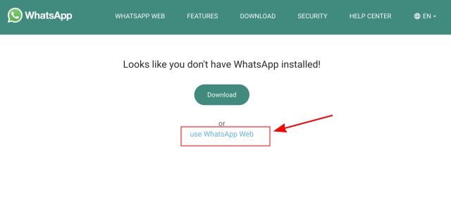 utilizar whatsapp web para enviar mensajes a personas que no son contactos