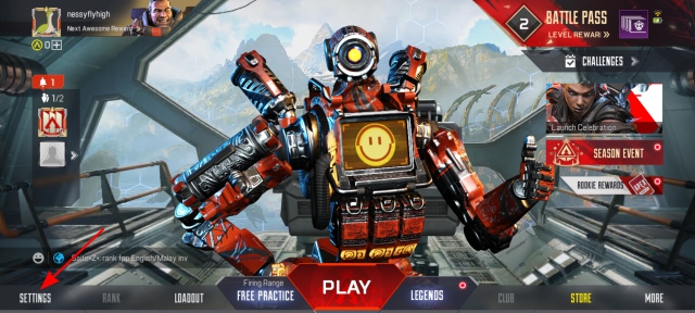 Cómo habilitar o deshabilitar el giroscopio en Apex Legends Mobile